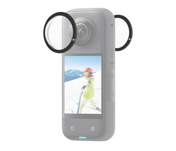 Puluz Zestaw 2 osłon ochronnych na obiektyw do Insta360 X3 - 1510317 - zdjęcie 4